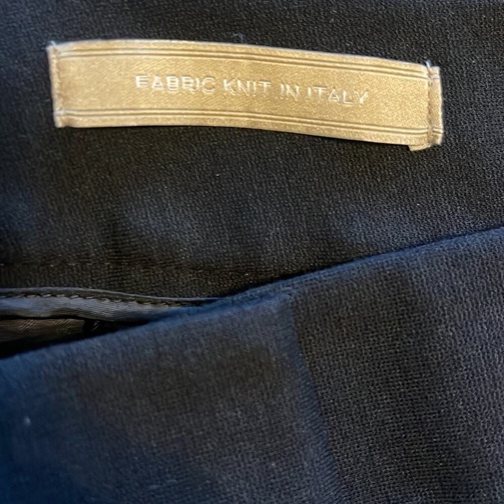 Talbots Women's Classic Ankle Pant Black Ponte Knit Flat Front Petite 14 - Picture 8 of 8